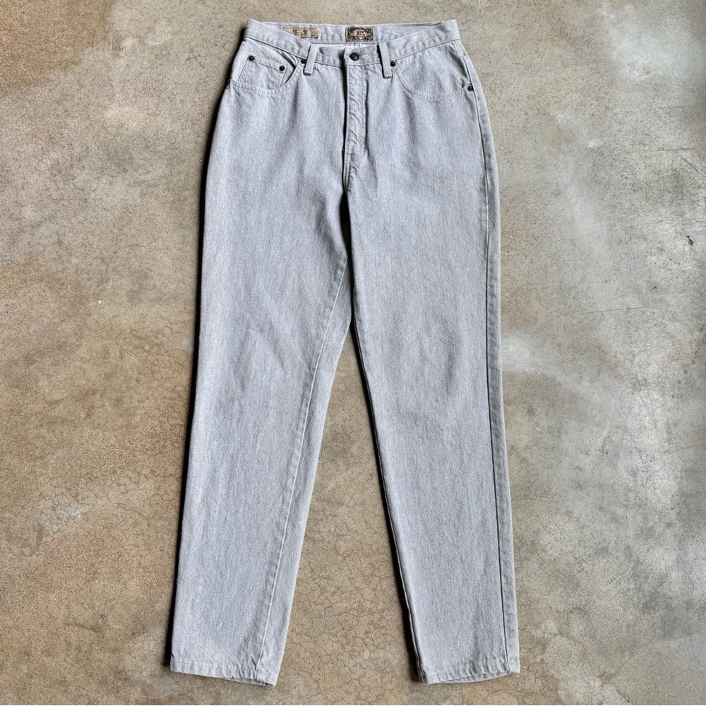 Vintage Express Grey High-Waisted Jeans
